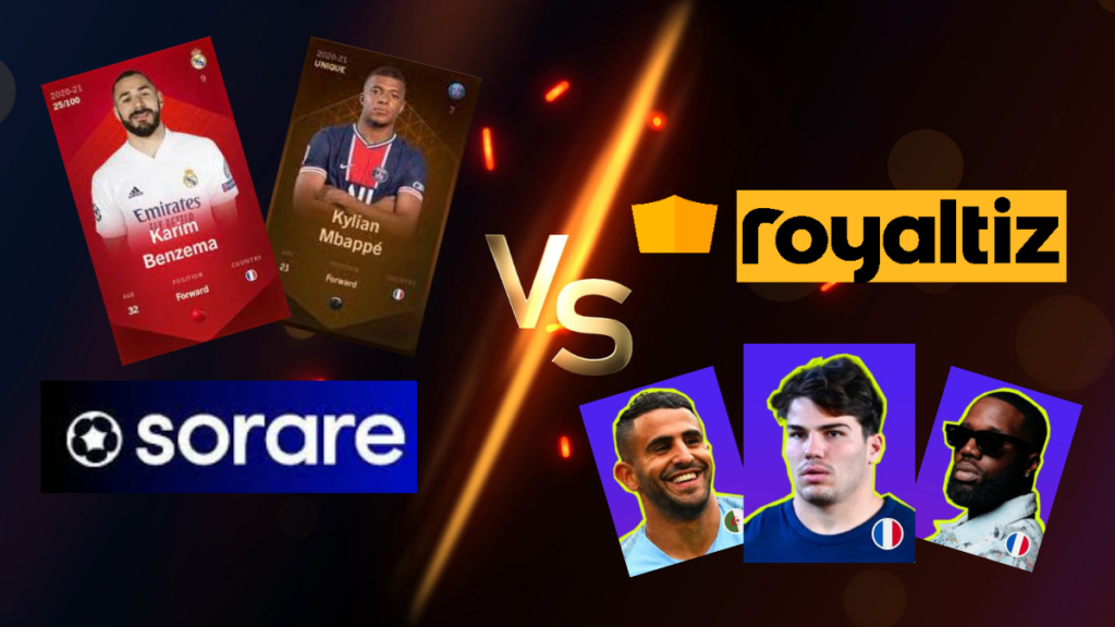 Sorare vs Royaltiz